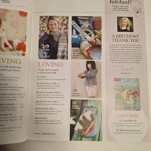 Mollie Makes Issue 14 2012 Magazine Felted Macrons Handmade Fun DIY Projects - Picture 4 of 12